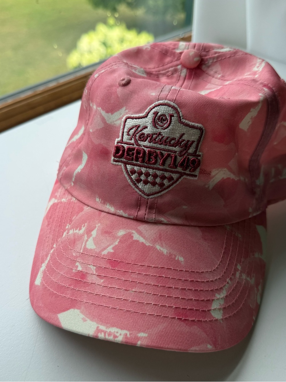 Kentucky Derby Pink Baseball Cap Hat